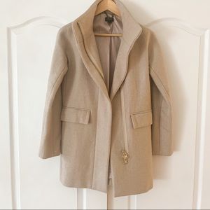 J.crew factory cocoon coat stadium cloth